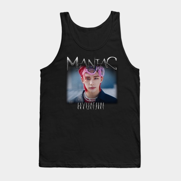 maniac skz hyunjin Tank Top by GlitterMess